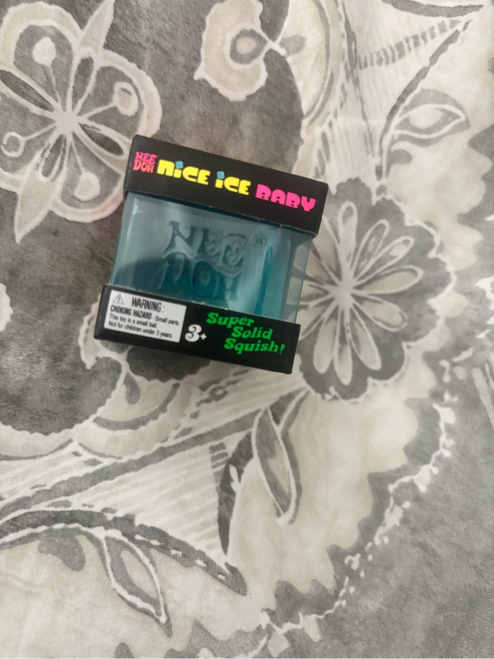Nice Ice Baby Super Solid Squish Toy - Teal